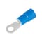 Gardner Bender Ring Terminal, 3/8 in Stud Size, 6 AWG, 600 V, Vinyl Insulated, Blue, Crimp Termination Only 14-096 - alternate 2